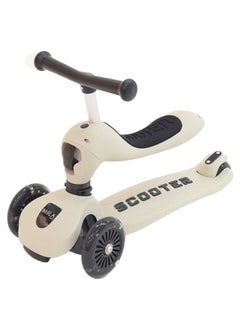 MIILA Scooter 2 In 1 Grey From 1 Year Till 5 Years Wheels With Led Light  - Image 2