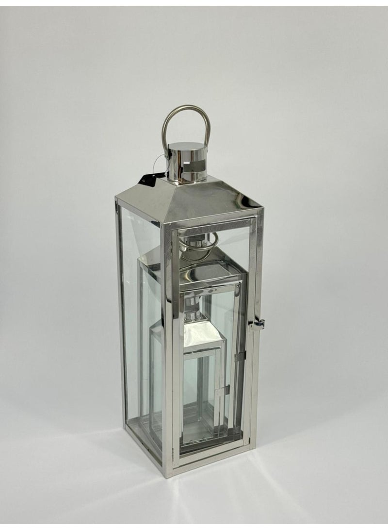 ليفينج مجموعة فوانيس رمضان 3 قطع/ فضي - Image 3