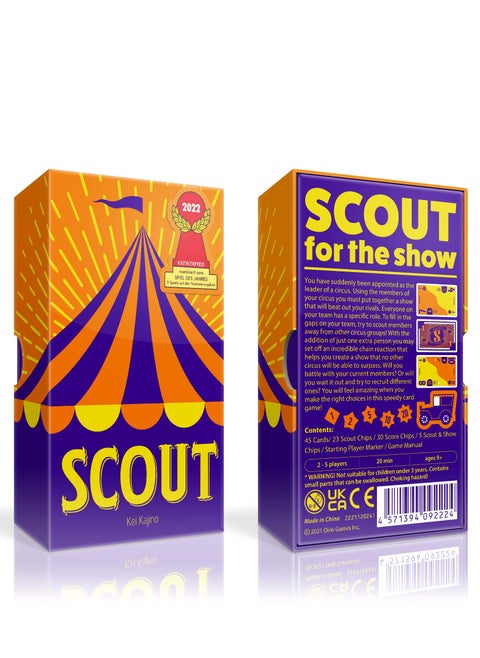 Scout - Easy-to-Learn Japanese Strategy Card Game | Game of The Year Nominee | Ages 9+