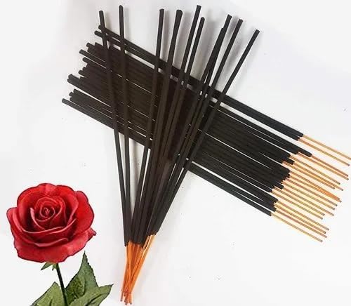 Welfic 100 Pure and Natural Charcoal Free Rose Black Agarbatti for Pooja Luxury Incense Sticks Premium and Fresh Fragrance for Home 1 Kg - Image 2