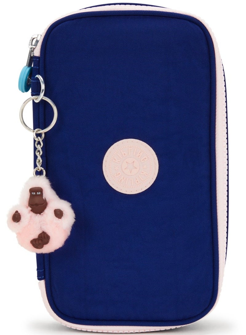 kipling 50 Pens Medium Female Pencase - Solar Navy C - Image 1