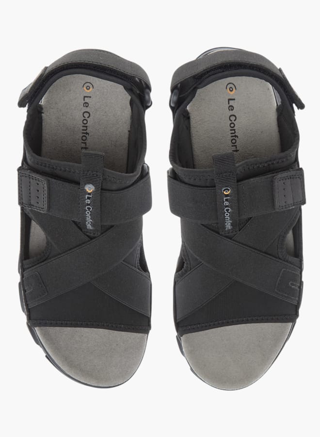 Le Confort Mens  Strap Sandals With Hook And Loop Closure  - Image 2