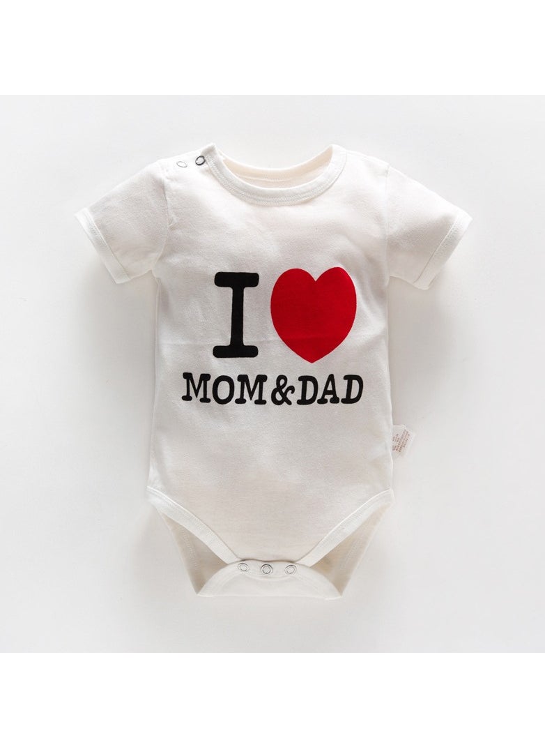 Loquat - Baby Summer Thin Triangle Bodysuit - Image 1