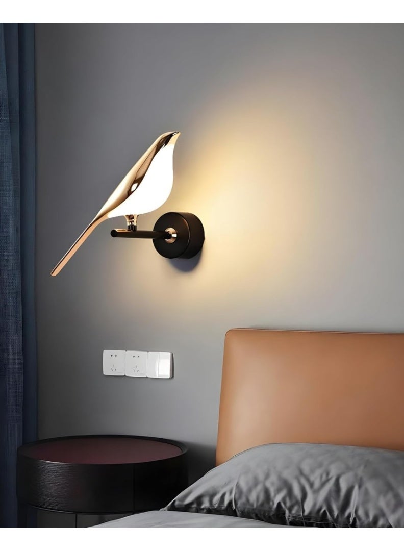 Modern Bird Shaped LED Wall Light | Decorative Wall Sconce for Bedroom, Living Room & Hallway | Artistic Wall Lamp | Stylish Indoor Lighting Fixture – Easy to Install & Energy Efficient - Image 3