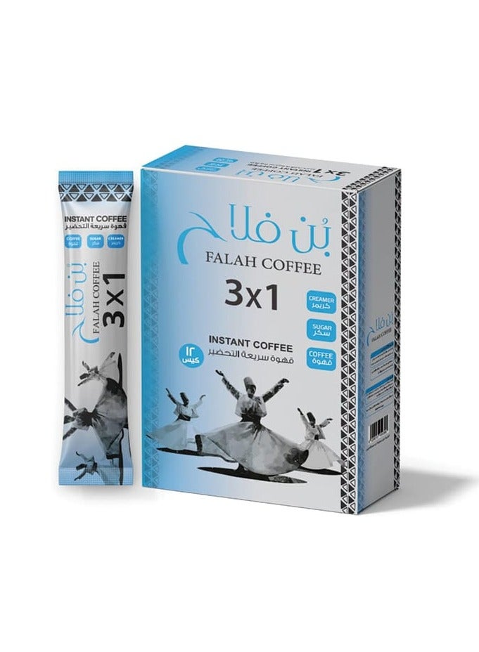 Falah Coffee instant coffee 3 in 1- 12 pack - Image 1