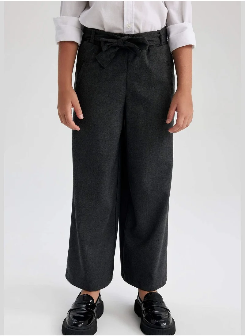 ديفاكتو Girl Wide Leg Woven Trousers