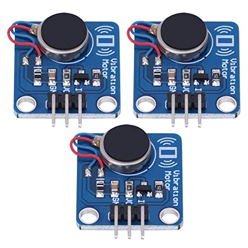 Qinlorgo Vibration Module, 3pcs DC 3.0-5.3v Vibration Motor Module, for Make Vibration Sensing Interactive Products, Wearable Smart Device Vibration Reminders - Image 1