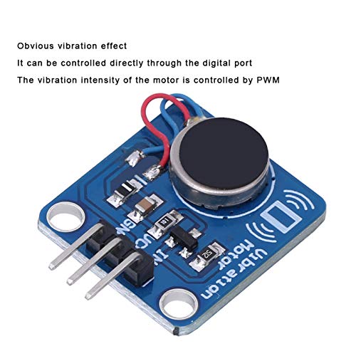 Qinlorgo Vibration Module, 3pcs DC 3.0-5.3v Vibration Motor Module, for Make Vibration Sensing Interactive Products, Wearable Smart Device Vibration Reminders - Image 4