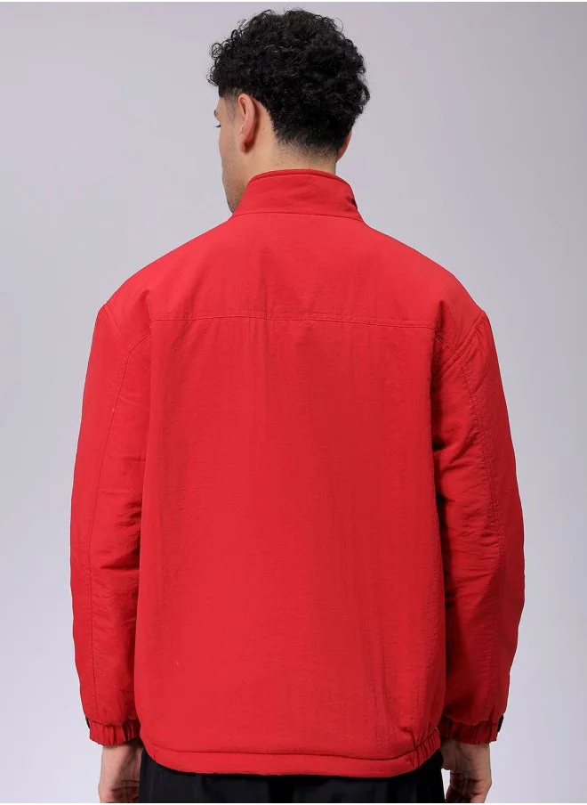 شركة المرآب الهندية Men Slim Fit Solid Puffer Jackets