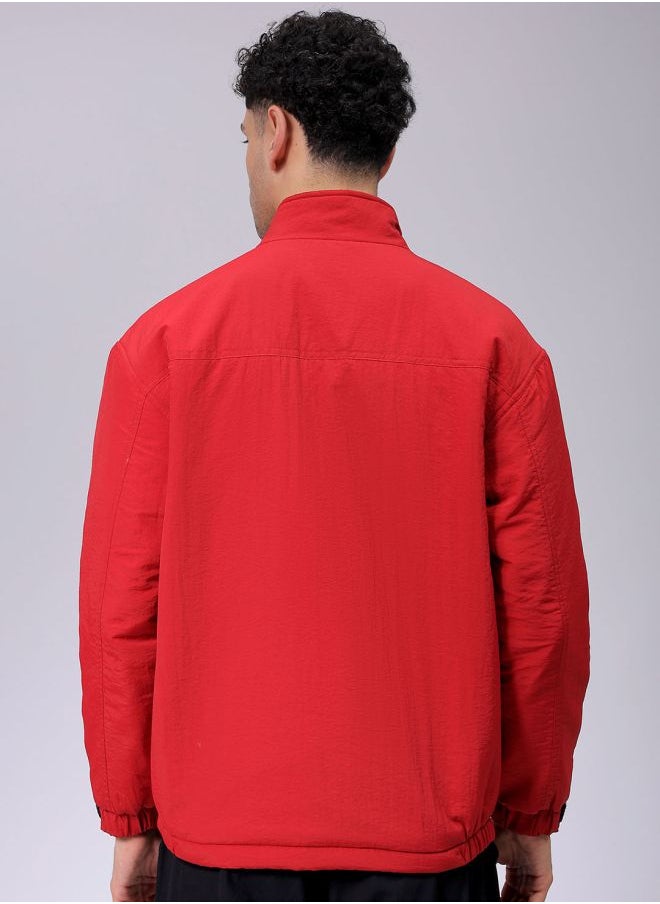 The Indian Garage Co Men Slim Fit Solid Puffer Jackets  - Image 2