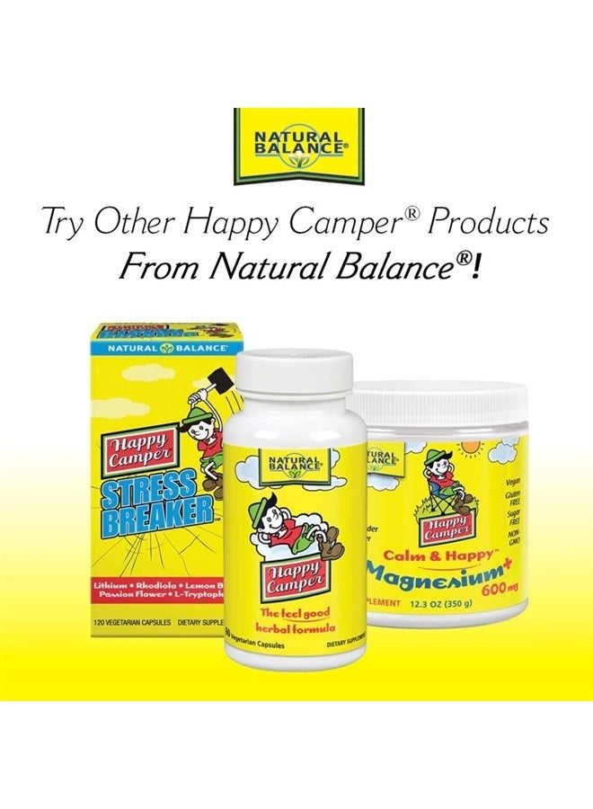 Natural Balance Happy Camper 5-HTP 50 mg - 60 Vegetarian Capsules - with Vitamin B-6 - Image 5