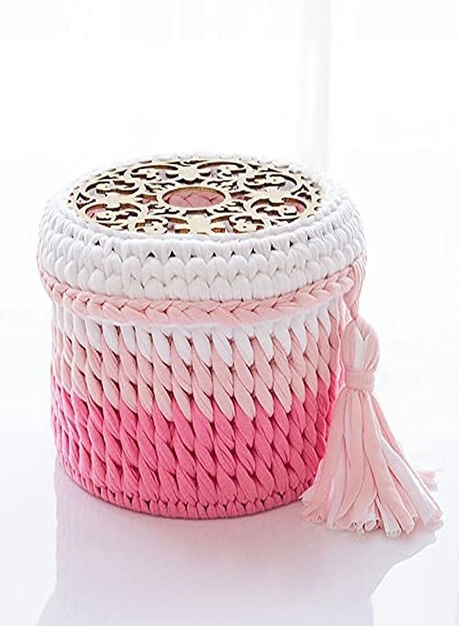 Cliths 3 Pcs Crochet Yarn Basket Bottom for Making Crochet Knitting Bag Yarn Storage, 5.9 inch, Wooden Bottom for Crochet Baskets - Image 4