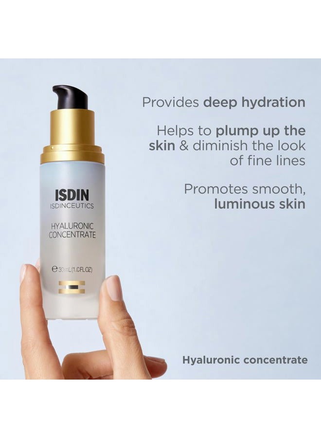 ISDIN إيسدينسيوتيكس تركيز الهيالورونيك، سيروم وجه خفيف الوزن مع حمض الهيالورونيك، 1.0 أونصة سائلة - Image 4