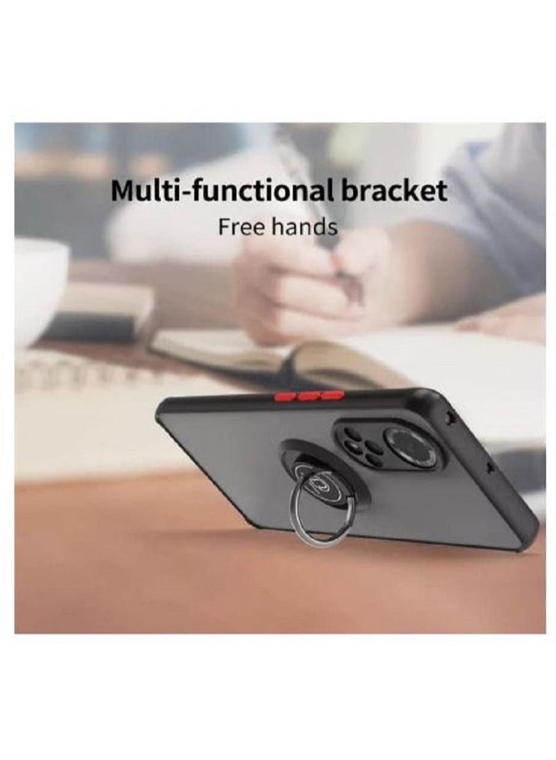 إيف مصد واقي من السيليكون المرن ، حماية الكاميرا رقيقة شفافة غير مريحة مقاومة للصدمة مع 360 حامل تركيب السيارة الدورانيات حلقة مغناطيسية لهواوي نوفا 9 - Image 2