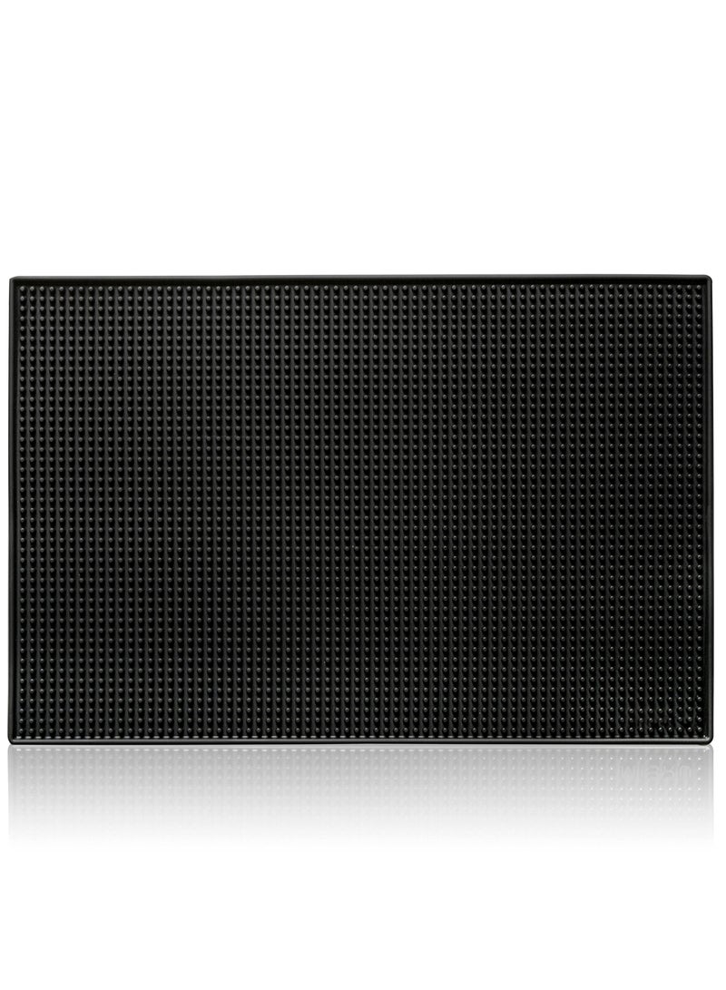 Drying coffee Rubber Service mat suitable for baristas Black 30 x 45 cm  - Image 1