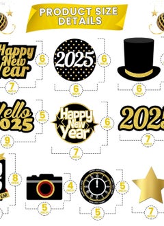 KATCHON Happy New Year Hanging Swirl Decorations - Pack of 40, Sturdy | Happy New Year Decorations 2025 Hanging Swirl | 2025 New Years Decorations | NYE Decorations...  - Image 4
