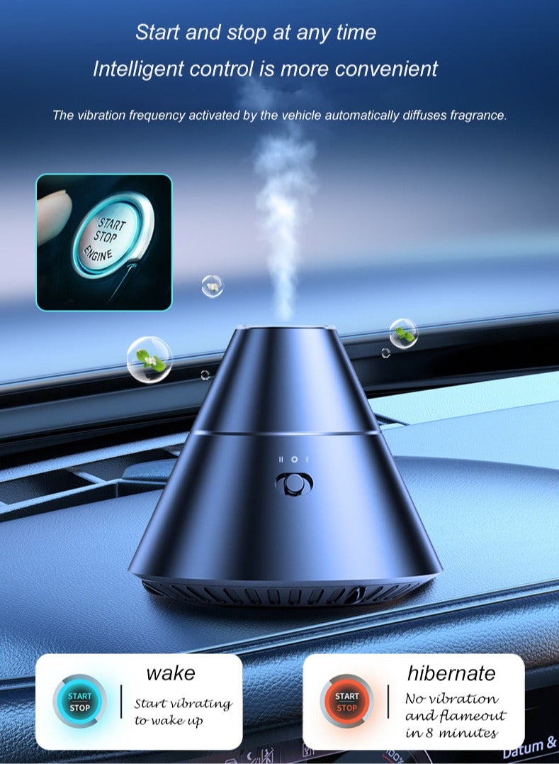 كافيلي موزع روائح الزيوت العطرية للسيارة USB صغير، مرطب صغير لغرفة النوم والمنزل والمكتب - Image 3
