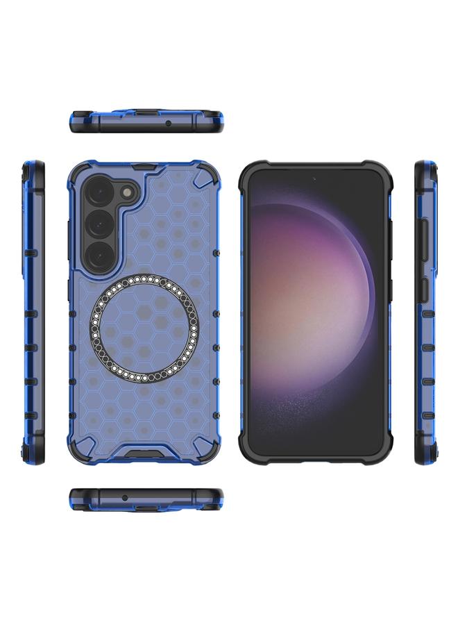 اس-توب جراب لهاتف Samsung Galaxy S23 5G بحلقة مغناطيسية قرص العسل، جراب هاتف مقاوم للصدمات - Image 4