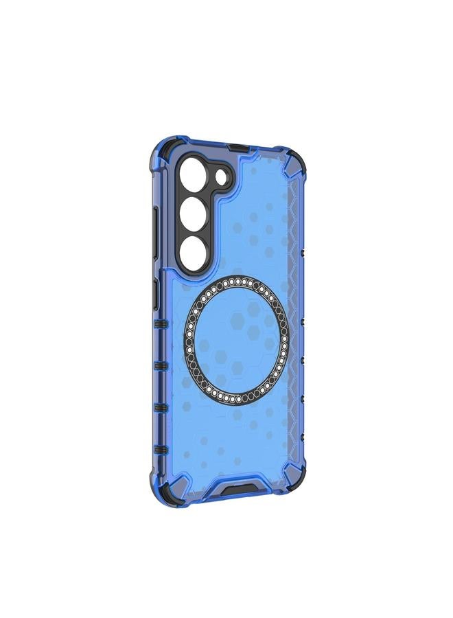 اس-توب جراب لهاتف Samsung Galaxy S23 5G بحلقة مغناطيسية قرص العسل، جراب هاتف مقاوم للصدمات - Image 3