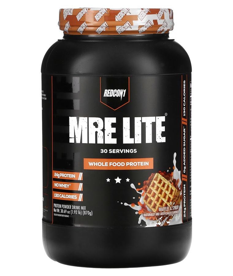 REDCON1 MRE Lite Whole Food Protein Waffles & Syrup 1.92 lb (870 g)