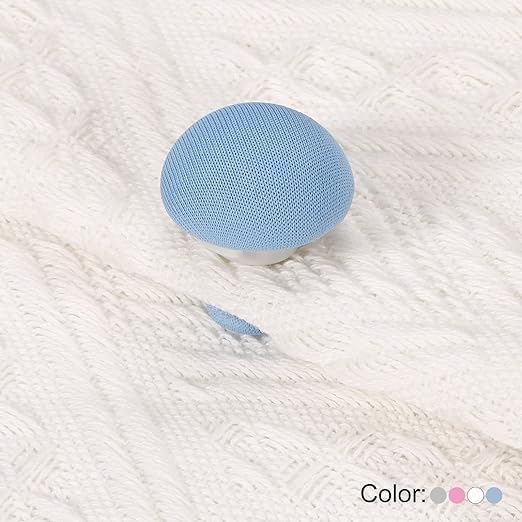 SPOLIK SPOLIK Mushroom Shaped Quilt Holder OneKey Unlock for Blanket Bed Sheet NonSlip Bed Clamps Sheet Holder Clips for Socks Curtains Quilt Cover Blue Pack of16  - Image 2