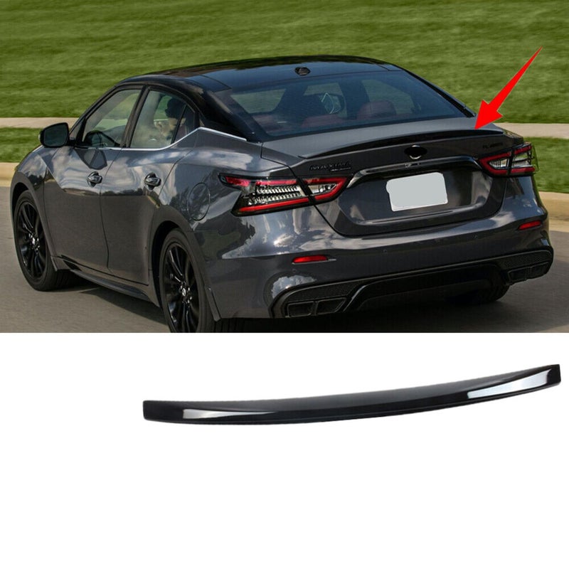 MUTUSAISI Paintd Black Rear Spoiler Wing Trunk Lip Compatible with Nissan Maxima SSVSLSR 20162023 Sedan Accessories