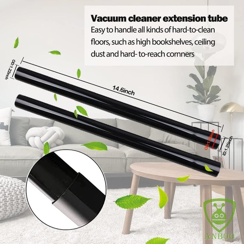 ابو ملحقات متوافقة مع مكنسات Shop Vac بقطر 1 1/4 بوصة (8 عبوات). - Image 3