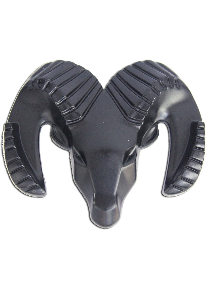 Generic Emblem Head Ram Metal Sticker - Black  - Image 1