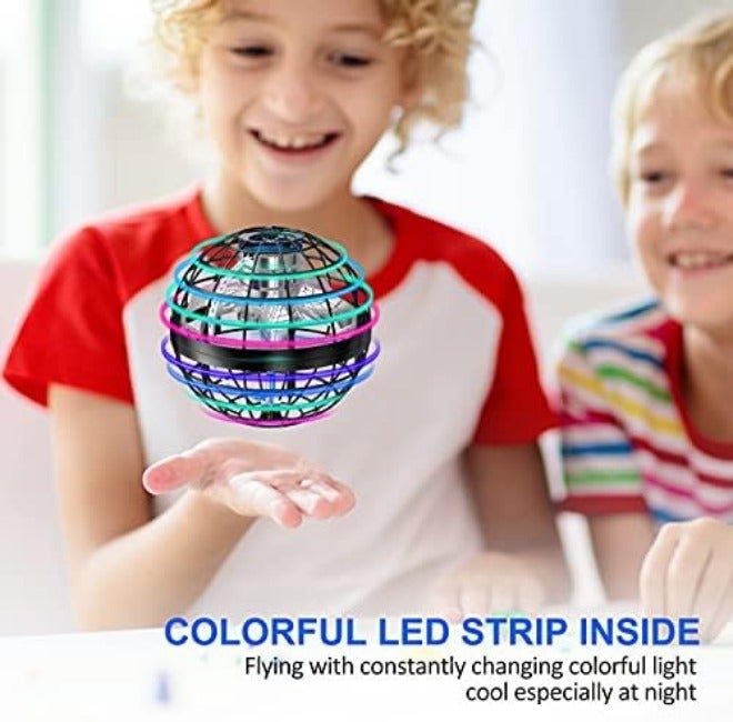 LEMATRIX Flying Orb Ball Toy, Hover Ball Boomerang Fly Fidget Spinner, Cool Toys Gifts for 6-12+ Years Old Boys and Girls, Hand Mini Drone Cosmic Globe, Indoor Outdoor Toys (Blue) - Image 5