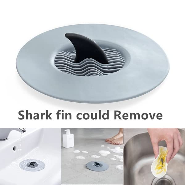 CONNECTWIDE CONNECTWIDE Flex Drain Stop Hair Catcher 2 in 1 Silicone Stop Filter Drain StopperStrainerHair Catcher Random  - Image 2