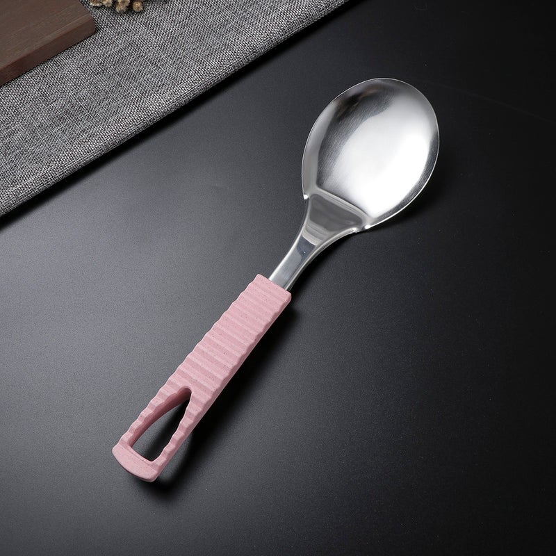 Stainless Steel Spoon Rice with Short Handle for Home Kitchen - Image 5