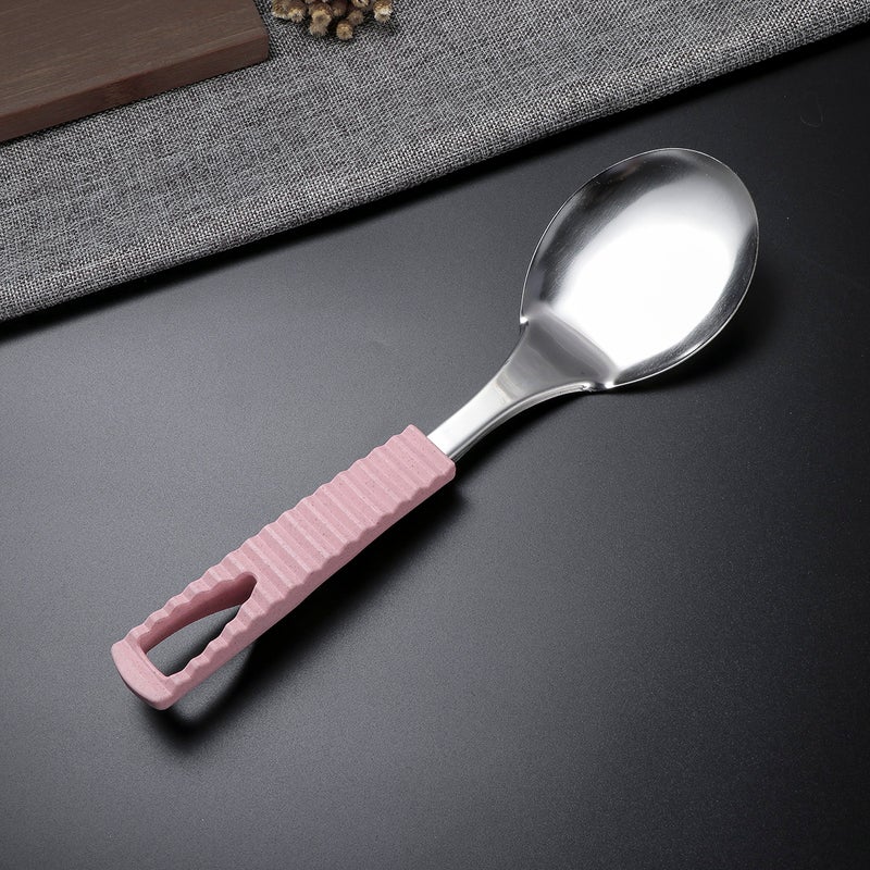 Stainless Steel Spoon Rice with Short Handle for Home Kitchen - Image 4