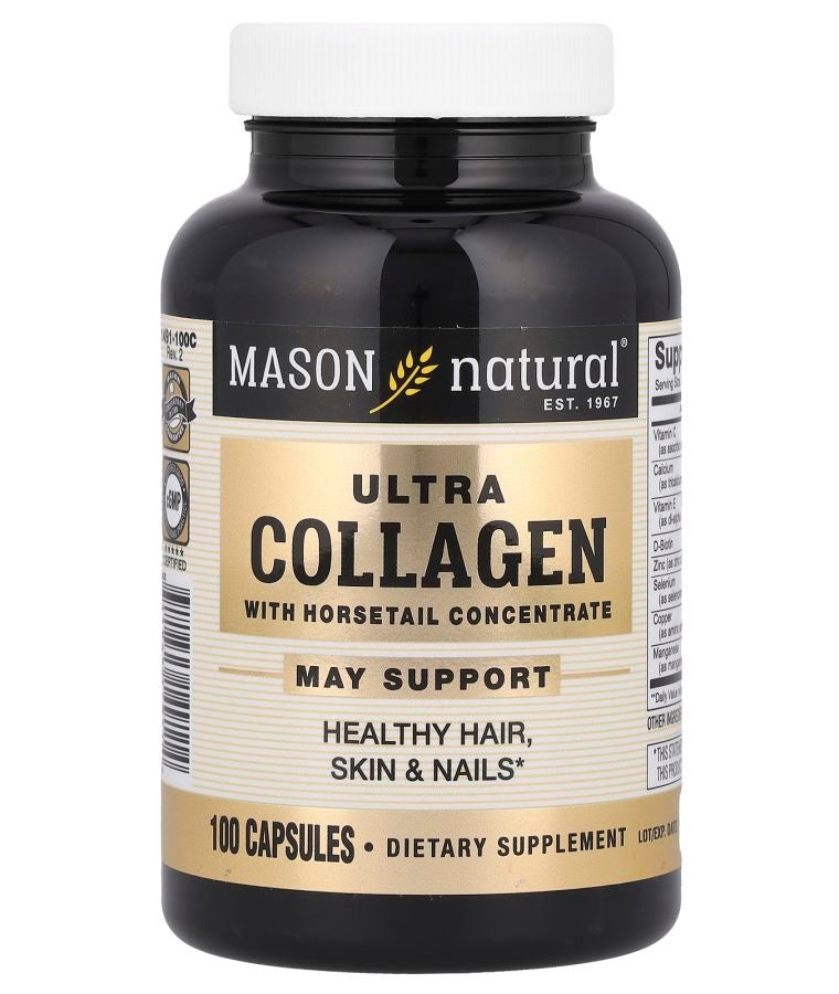 Mason Natural Ultra Collagen with Horsetail Concentrate 100 Capsules
