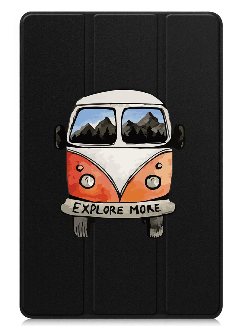 Theodor Protective Flip Case For Apple iPad Pro 13 (2024) With Trifold Stand Auto Wake Sleep Shockproof Cover Explore more-01 - Image 1