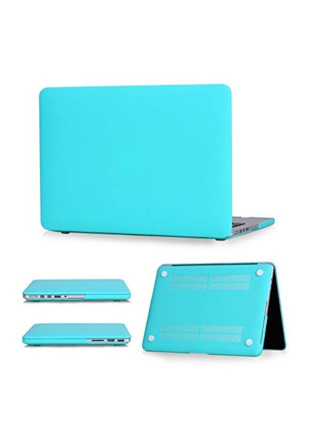 NIBEMINENT Rubberized Hard Shell Case Cover For Apple MacBook Air Blue - Image 2