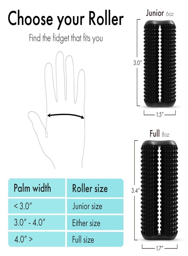 ONO Roller - Handheld Fidget Toy for Adults | Help Relieve Stress, Anxiety, Tension | Promotes Focus, Clarity | Compact, Portable Design (Acupressure, Junior Size) - Image 2