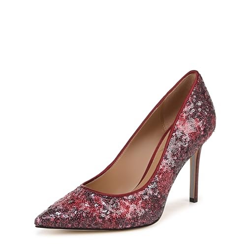 Sam Edelman حذاء سام إيدلمان النسائي هازل بومب ديب كابيرنيت سكوين 8 ميديوم - Image 1