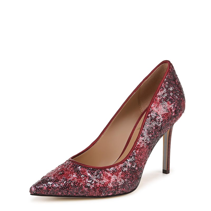 Sam Edelman حذاء سام إيدلمان النسائي هازل بومب ديب كابيرنيت سكوين 8 ميديوم - Image 3