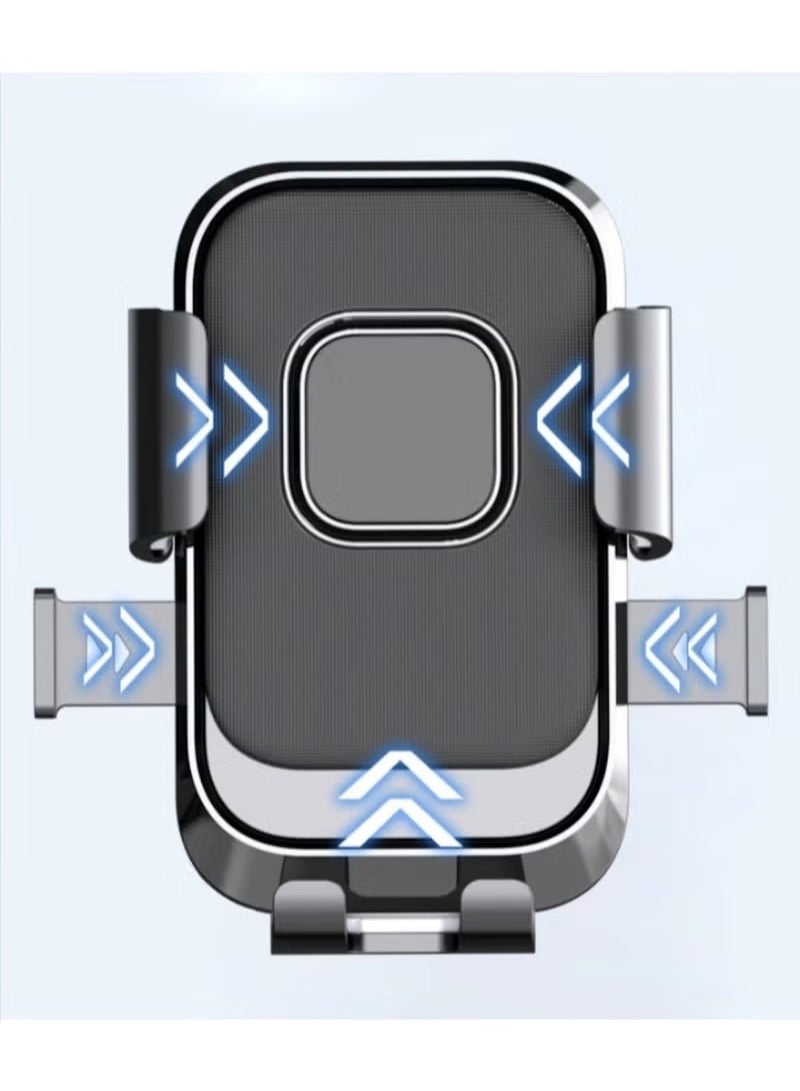Huitich Heavy-Duty Handlebar Mobile Phone Holder – Shockproof Bicycle & Motorcycle Mount for Outdoor Navigation - Image 1