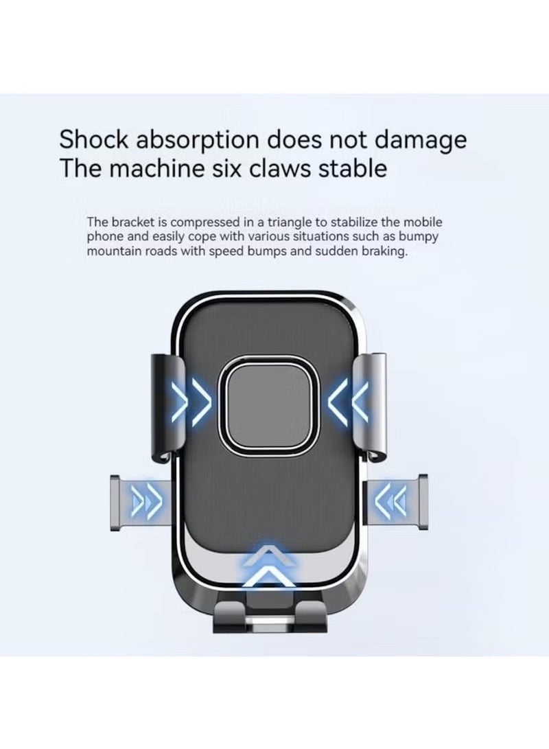Huitich Heavy-Duty Handlebar Mobile Phone Holder – Shockproof Bicycle & Motorcycle Mount for Outdoor Navigation - Image 5