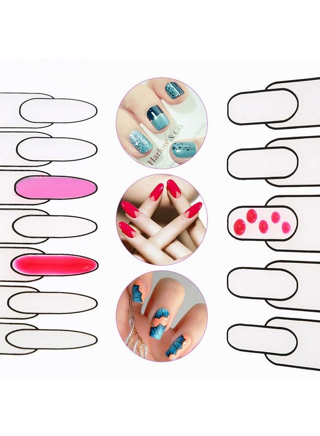 ANSELF Nail Art Silicone Mat Foldable Washable Table Pad Nail Practice Workspace Design Plate For Stamping Reverse Stamp - Image 4