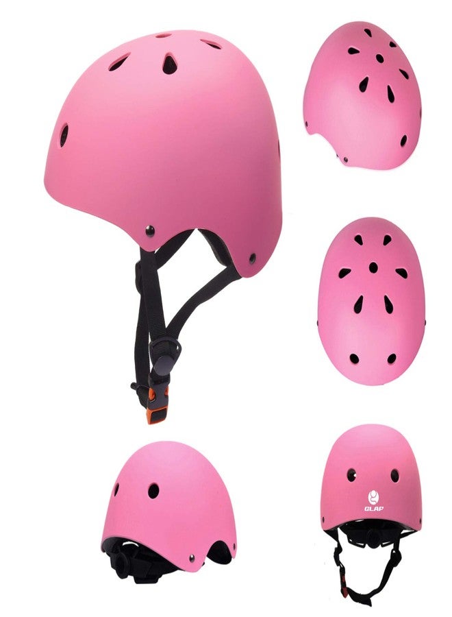 Glaf Toddler Helmet for 2-8 Years Kids Bike Helmets Baby Girls Boys Multi-Sport Adjustable Skateboard Bicycle Helmet Lightweight 4 Sizes for Toddlers (Pink, Small: 20.08"-21.26" / 51cm-54cm) - Image 5