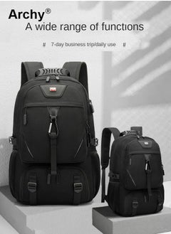Archy Unisex Hiking Backpack 60L Large Capacity Expandable Luggage Bag with USB Port Independent Shoes Compartment Travel Backpack 
