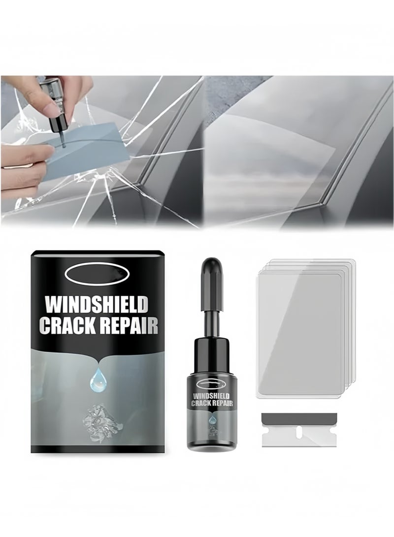 Lee Yon Windshield Crack Repalr for Glass Crack Repair Adhesive, 2025 Upgrade Windshield Repair Kit, Multifunctional Cracks Gone Glass Repair Fluid for Fixing Chips, Window Crack Repair Kit - Image 1
