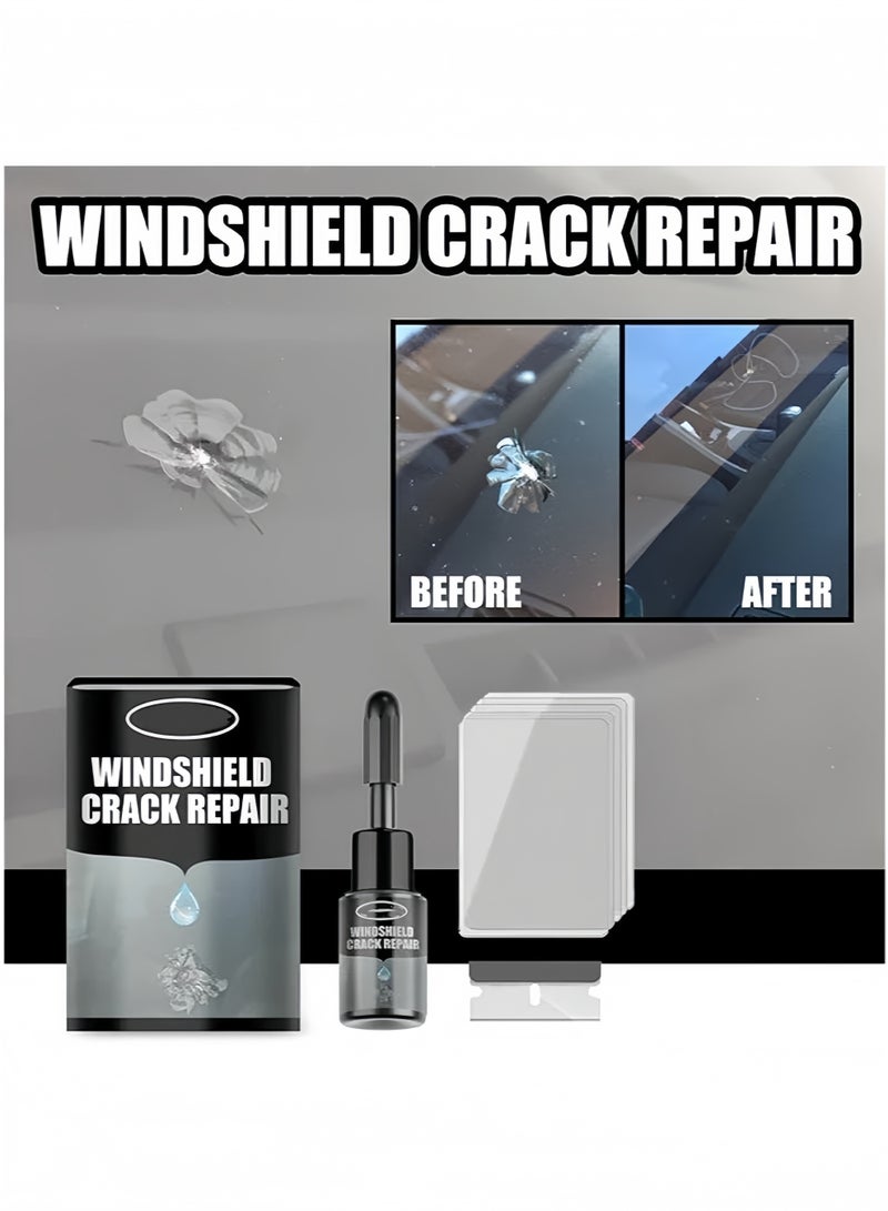 Lee Yon Windshield Crack Repalr for Glass Crack Repair Adhesive, 2025 Upgrade Windshield Repair Kit, Multifunctional Cracks Gone Glass Repair Fluid for Fixing Chips, Window Crack Repair Kit - Image 2