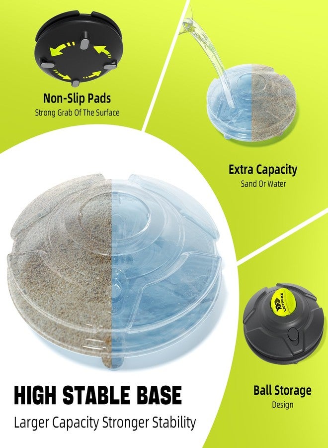 Tezewa Tennis Trainer Set Tennis Practice Rebounder with String Solo Tennis Trainer Practice Equipment 3 Replacement Rebound Balls Portable Tennis Practice Equipment for Adults Kids - Image 5