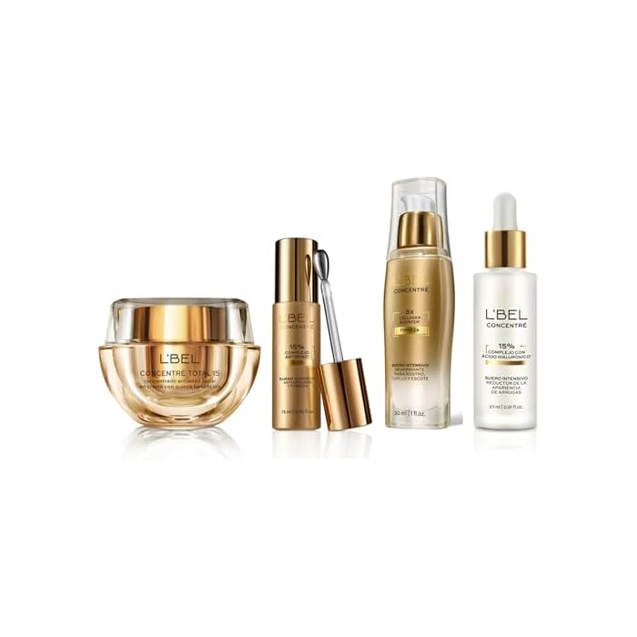 L'Bel Concentre Total Set 4 Products: Advanced anti-aging routine for advanced signs of aging