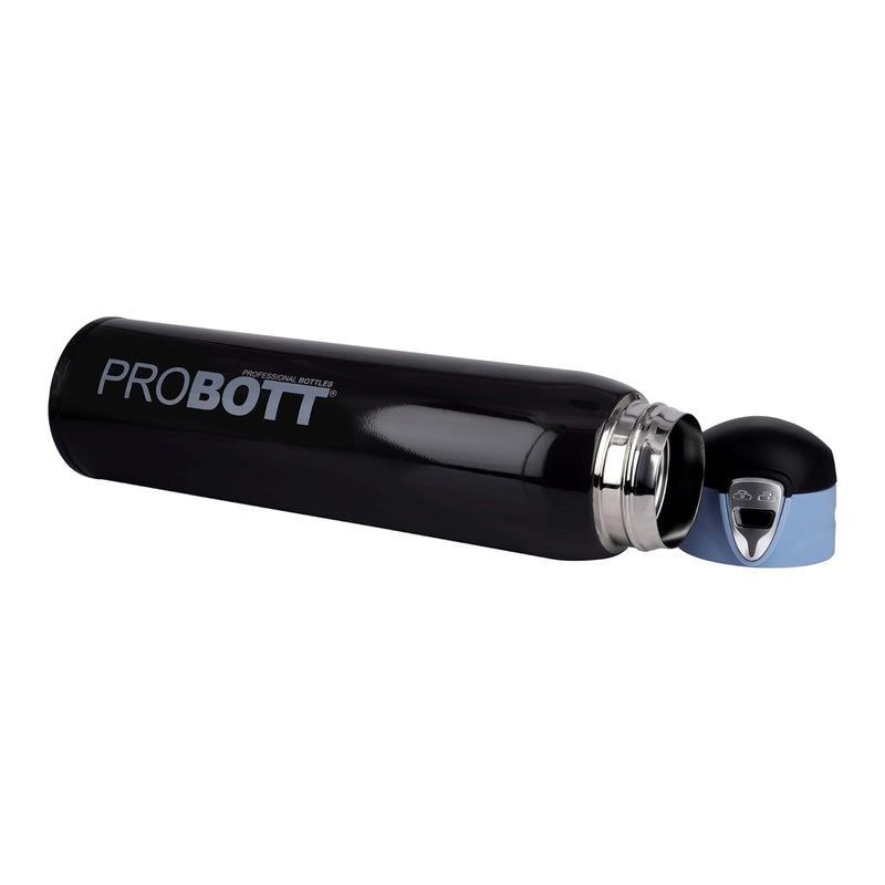 PROBOTT Probott Swift 950ml Thermoses Vacuum Insulated Flask Bottle, Stainless Steel Water Bottles, Dark Brown | Wide Mouth | Flip Top Cap | Hot and Cold | Leak Proof | Water | Tea | Coffee | Office | Travel  - Image 3