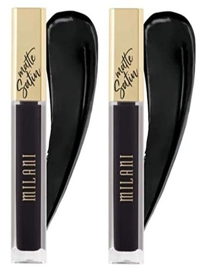 Milani Amore Satin Matte Lip Creme (0.21 Fl. Oz.) Cruelty-Free Nourishing Lip Gloss with a Soft, Full Matte Finish Color: 13 (Leather) - Pack of 2 - Image 1