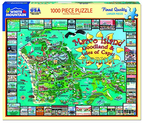 White Mountain Puzzles Marco Island Florida 1000 Piece Jigsaw Puzzle - Image 5
